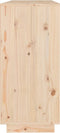 vidaXL - Dressoir - 110x34x75 - cm - massief - grenenhout