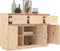 vidaXL - Dressoir - 110x34x75 - cm - massief - grenenhout