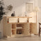 vidaXL - Dressoir - 110x34x75 - cm - massief - grenenhout