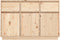 vidaXL - Dressoir - 110x34x75 - cm - massief - grenenhout