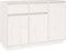 vidaXL - Dressoir - 110x34x75 - cm - massief - grenenhout - wit