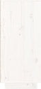 vidaXL - Dressoir - 110x34x75 - cm - massief - grenenhout - wit