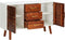 vidaXL - Dressoir - 110x35x70 - cm - massief - acaciahout - en - MDF
