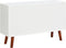 vidaXL - Dressoir - 110x35x70 - cm - massief - acaciahout - en - MDF