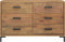 vidaXL - Dressoir - 110x35x70 - cm - massief - grenenhout - bruin