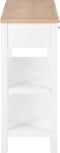 vidaXL - Dressoir - 110x35x80 - cm - MDF - wit