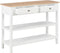 vidaXL - Dressoir - 110x35x80 - cm - MDF - wit