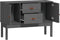vidaXL - Dressoir - 110x40x78 - cm - massief - grenenhout - grijs