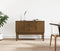 vidaXL - Dressoir - 110x40x78 - cm - massief - grenenhout - honingbruin
