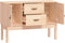 vidaXL - Dressoir - 110x40x78 - cm - massief - grenenhout