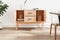 vidaXL - Dressoir - 110x40x78 - cm - massief - grenenhout