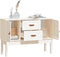vidaXL - Dressoir - 110x40x78 - cm - massief - grenenhout - wit