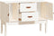 vidaXL - Dressoir - 110x40x78 - cm - massief - grenenhout - wit