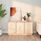 vidaXL - Dressoir - 111x34x60 - cm - massief - grenenhout
