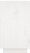 vidaXL - Dressoir - 111x34x60 - cm - massief - grenenhout - wit