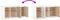 vidaXL - Dressoir - 111x34x60 - cm - massief - grenenhout - wit