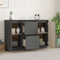 vidaXL - Dressoir - 111x34x75 - cm - massief - grenenhout - grijs