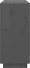 vidaXL - Dressoir - 111x34x75 - cm - massief - grenenhout - grijs