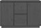 vidaXL - Dressoir - 111x34x75 - cm - massief - grenenhout - grijs