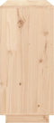 vidaXL - Dressoir - 111x34x75 - cm - massief - grenenhout