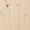 vidaXL - Dressoir - 111x34x75 - cm - massief - grenenhout