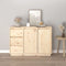vidaXL - Dressoir - 111x34x75 - cm - massief - grenenhout