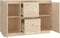 vidaXL - Dressoir - 111x34x75 - cm - massief - grenenhout