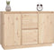 vidaXL - Dressoir - 111x34x75 - cm - massief - grenenhout