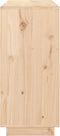 vidaXL - Dressoir - 111x34x75 - cm - massief - grenenhout