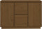 vidaXL - Dressoir - 111x34x75 - cm - massief - grenenhout - honingbruin