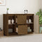 vidaXL - Dressoir - 111x34x75 - cm - massief - grenenhout - honingbruin