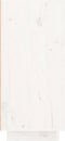 vidaXL - Dressoir - 111x34x75 - cm - massief - grenenhout - wit
