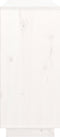 vidaXL - Dressoir - 111x34x75 - cm - massief - grenenhout - wit