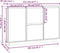 vidaXL - Dressoir - 111x34x75 - cm - massief - grenenhout - zwart