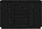 vidaXL - Dressoir - 111x34x75 - cm - massief - grenenhout - zwart
