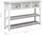 vidaXL - Dressoir - 115x30x76 - cm - hout - antiekgrijs