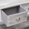 vidaXL - Dressoir - 115x30x76 - cm - hout - antiekgrijs