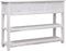 vidaXL - Dressoir - 115x30x76 - cm - hout - antiekwit