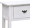 vidaXL - Dressoir - 115x30x76 - cm - hout - antiekwit