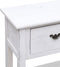 vidaXL - Dressoir - 115x30x76 - cm - hout - antiekwit