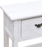 vidaXL - Dressoir - 115x30x76 - cm - hout - antiekwit