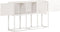 vidaXL - Dressoir - 115x30x76 - cm - massief - mangohout