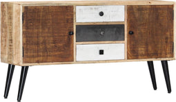 vidaXL - Dressoir - 118x30x62 - cm - massief - mangohout