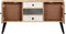 vidaXL - Dressoir - 118x30x62 - cm - massief - mangohout