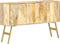 vidaXL - Dressoir - 118x30x75 - cm - massief - mangohout