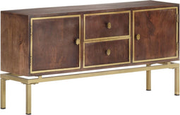 vidaXL - Dressoir - 120x29x60 - cm - massief - mangohout