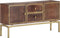 vidaXL - Dressoir - 120x29x60 - cm - massief - mangohout