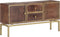 vidaXL - Dressoir - 120x29x60 - cm - massief - mangohout