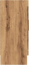vidaXL - Dressoir - 120x30,5x70 - cm - bewerkt - hout - artisanaal - eikenkleurig