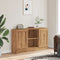 vidaXL - Dressoir - 120x30,5x70 - cm - bewerkt - hout - artisanaal - eikenkleurig